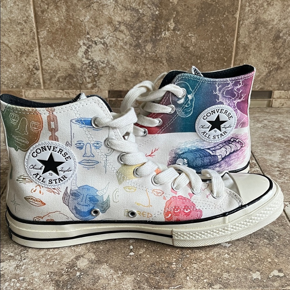 Converse Chuck 70 Artist Series Multicolor High-Top Sneakers Men’s 8, Women’s 10